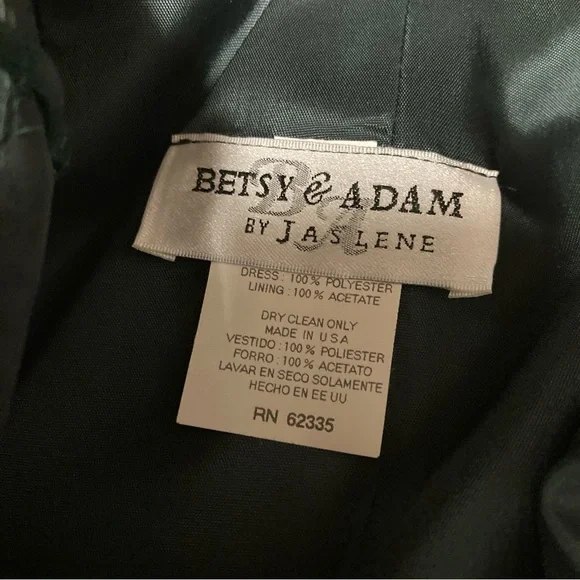 BETSY & ADAM Women's Formal Dress Hunter Green Size 8 - Picture 8 of 10